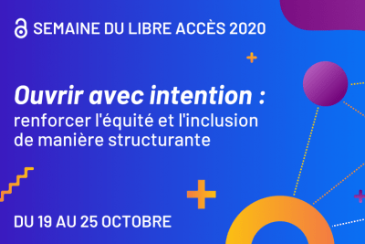 Bannière de la Semaine internationale du libre accès 2020